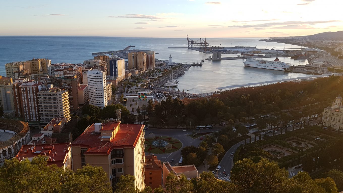 Overlooking Malaga